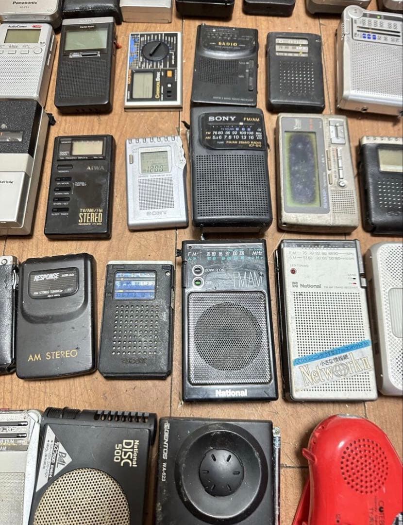 ラジオ ポケットラジオ Panasonic SONY National 33台