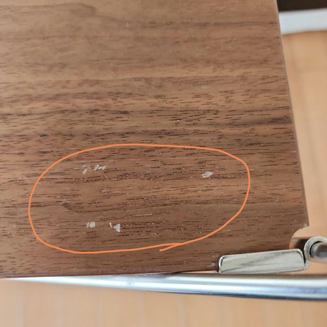 無印良品　ステンレスユニットシェルフ　ウォールナット材棚セットワイド大　小棚付