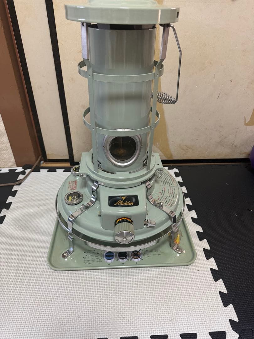 Aladdin石油ストーブ J390001III ブルーフレームミントグリーン