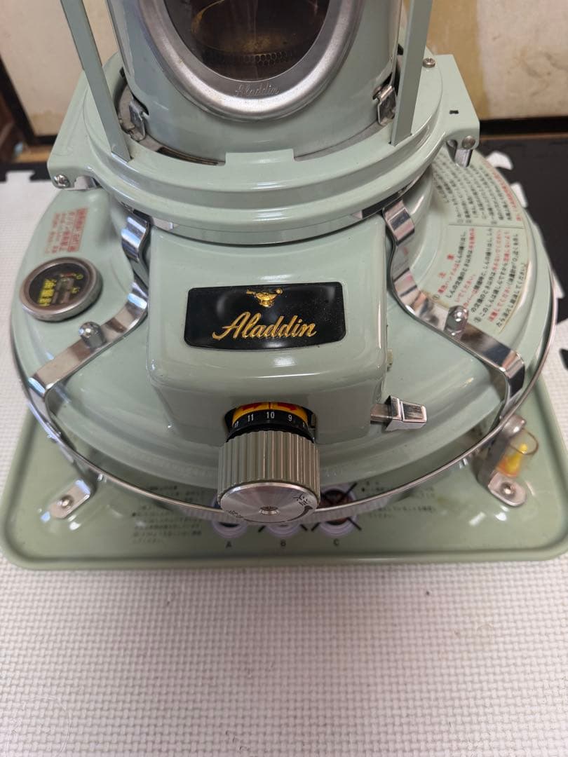 Aladdin石油ストーブ J390001III ブルーフレームミントグリーン