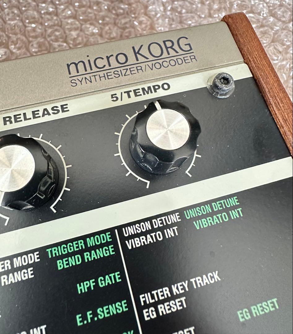 microKORG 通電発音確認済 korg アナログシンセ 良品