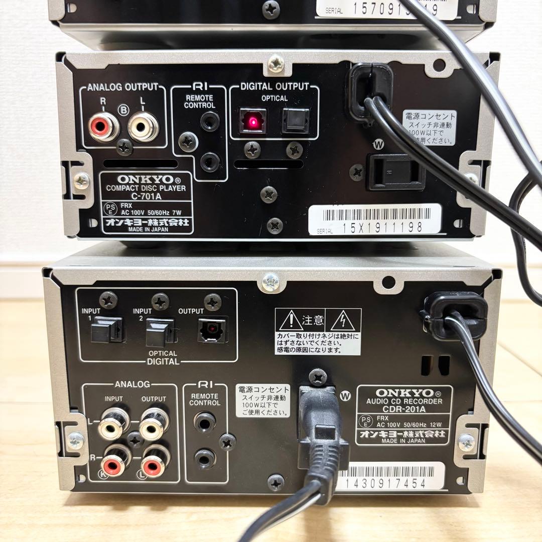 ONKYO オンキョー システムコンポ 現状品 ジャンク扱い クリーニング済み