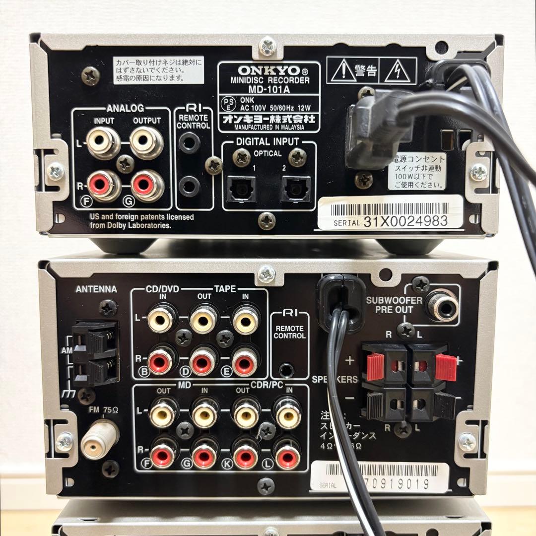 ONKYO オンキョー システムコンポ 現状品 ジャンク扱い クリーニング済み