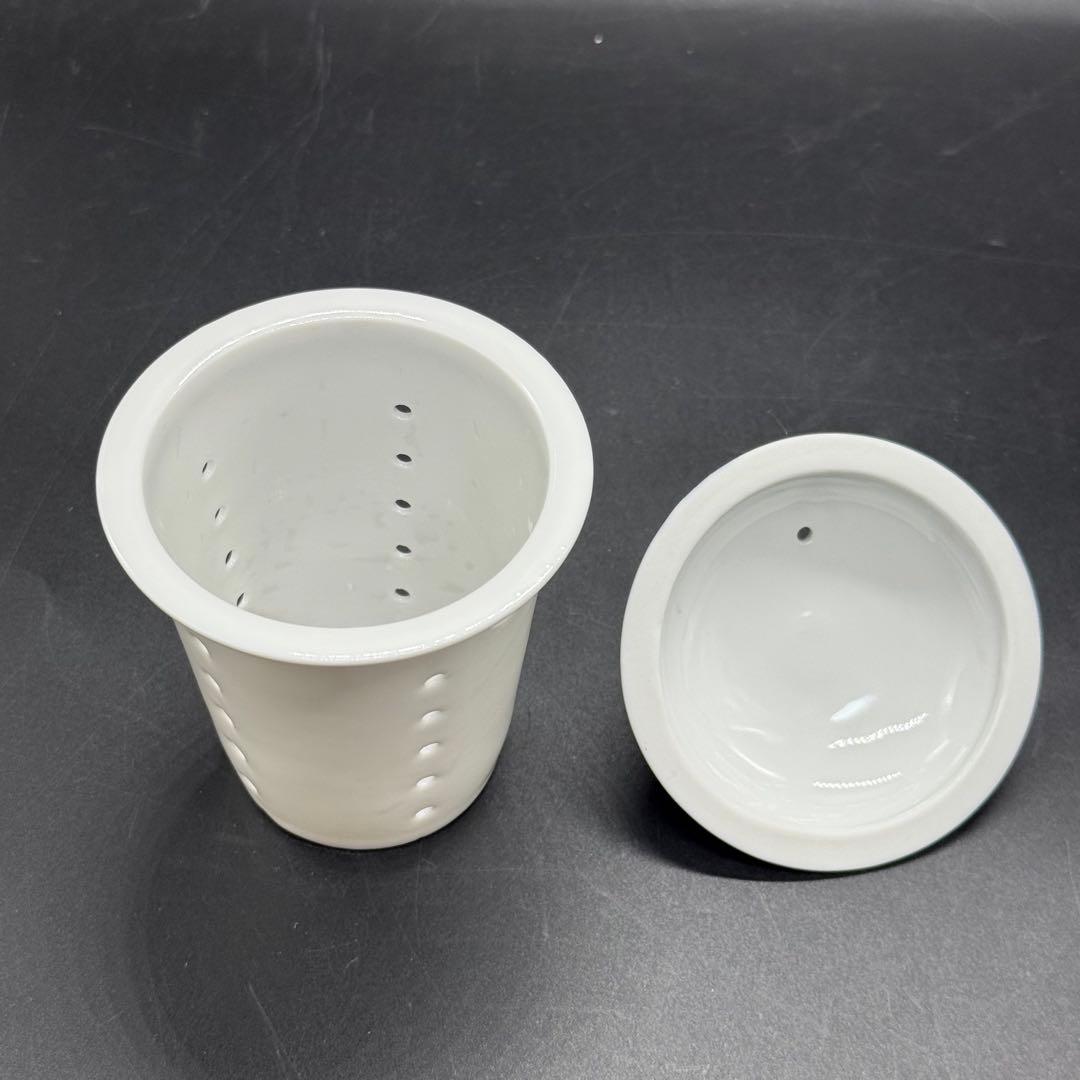 梅花 印判手 土瓶 (急須 ティーポット 透かし芸者 日本 茶器 陶器 レトロ