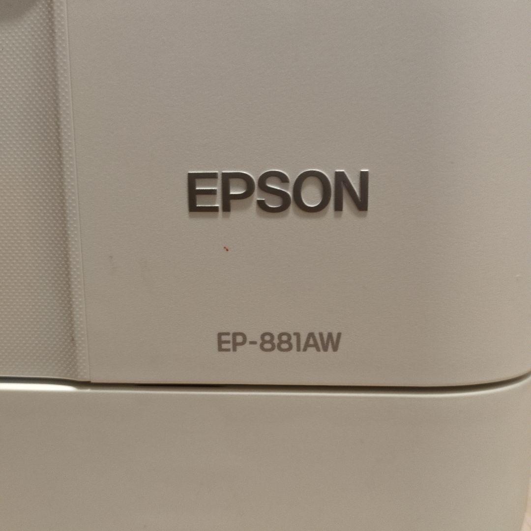 EPSON EP-881AWプリンター(ジャンク) 互換インク メンテボックス