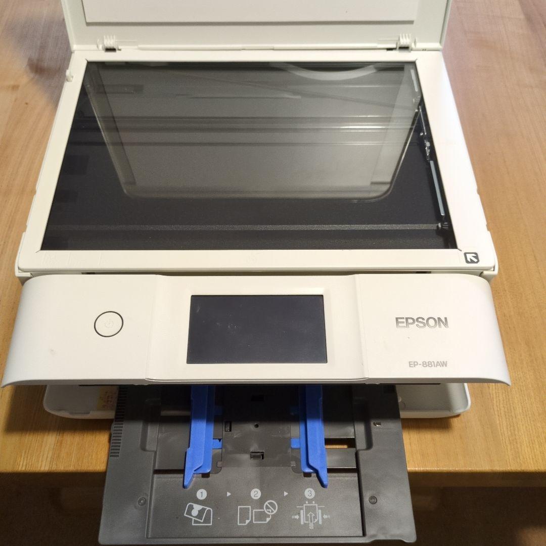 EPSON EP-881AWプリンター(ジャンク) 互換インク メンテボックス