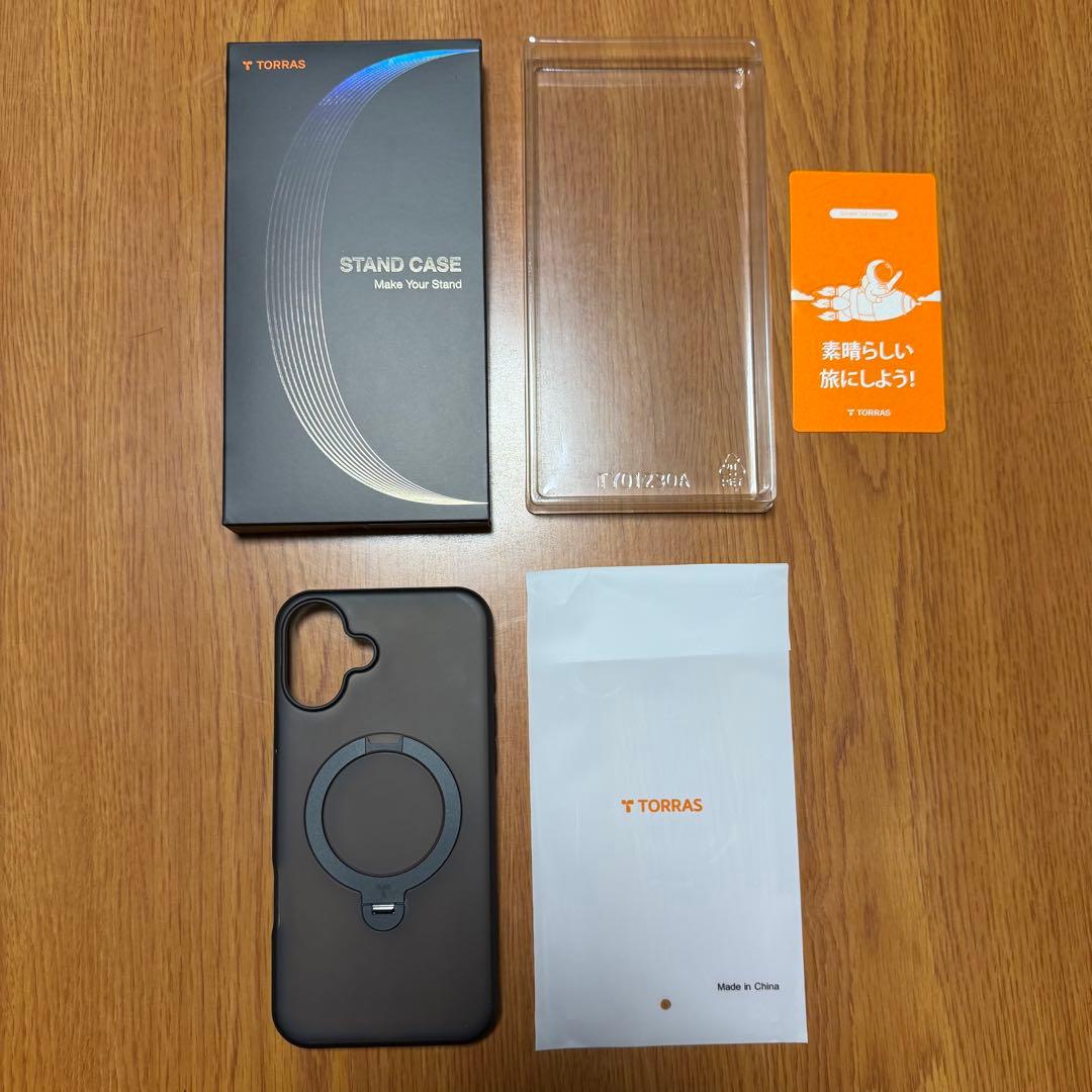 iPhone16 Plus 256㎇ TORRAS ケース ガラスフィルム付き