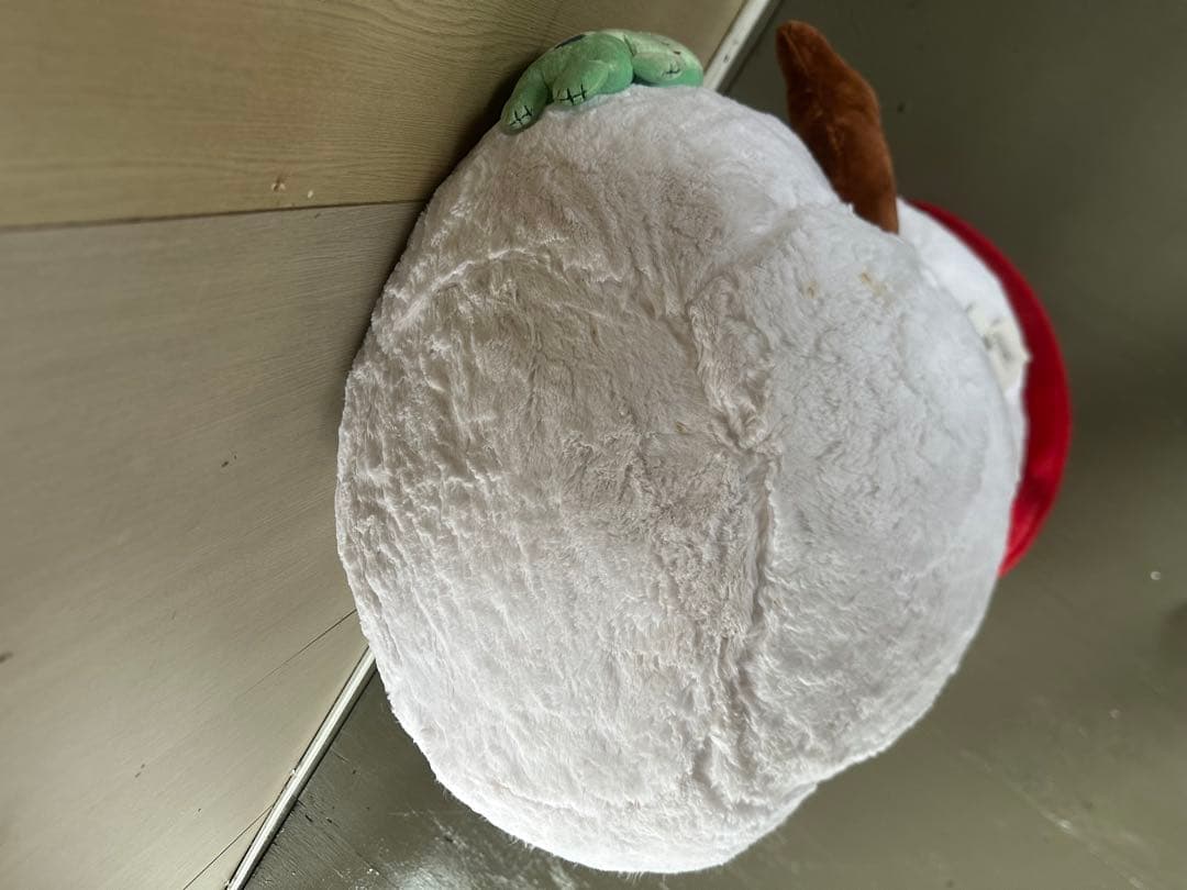 〒限定品・ディズニー ストア/ スティッチ 雪だるま 特大 パペット ぬいぐるみ