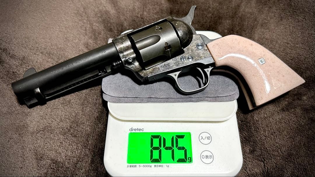 タナカ COLT SAA デタッチャブルシリンダー 外装カスタム タイルグリップ