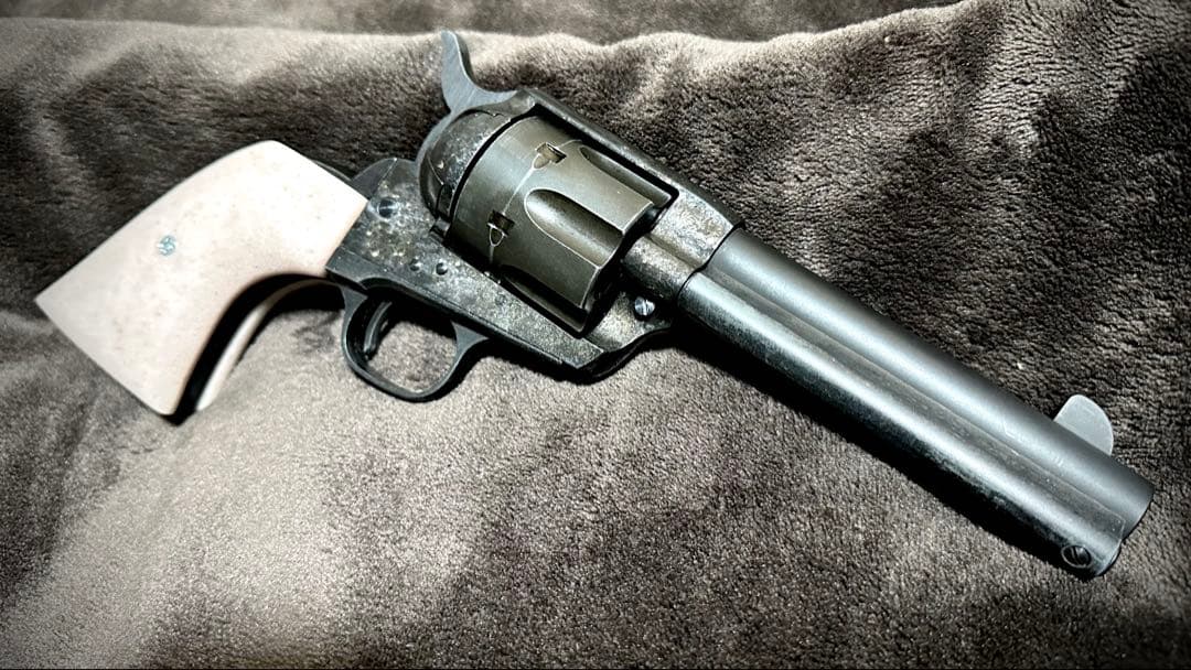 タナカ COLT SAA デタッチャブルシリンダー 外装カスタム タイルグリップ