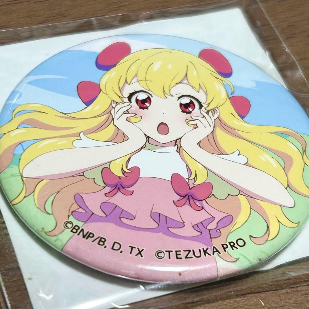 【難有り・サビ】アイカツ　手塚治虫　テヅカツ　缶バッジ　星宮いちご