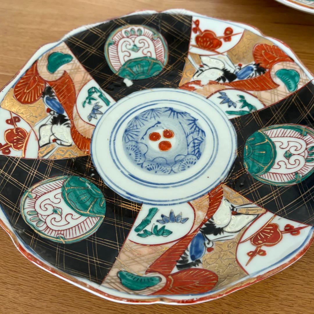 大皿 和皿 昭和レトロ アンティーク 4枚セット