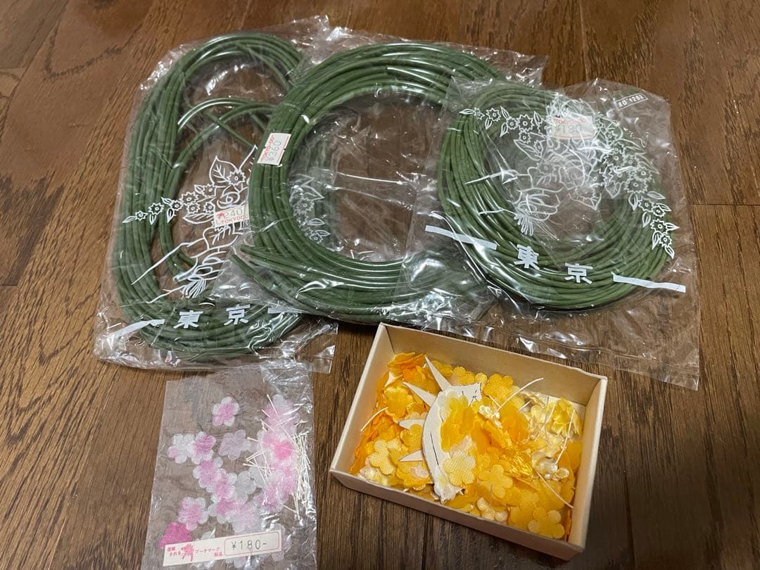 アートフラワー用コテ、パーツセット