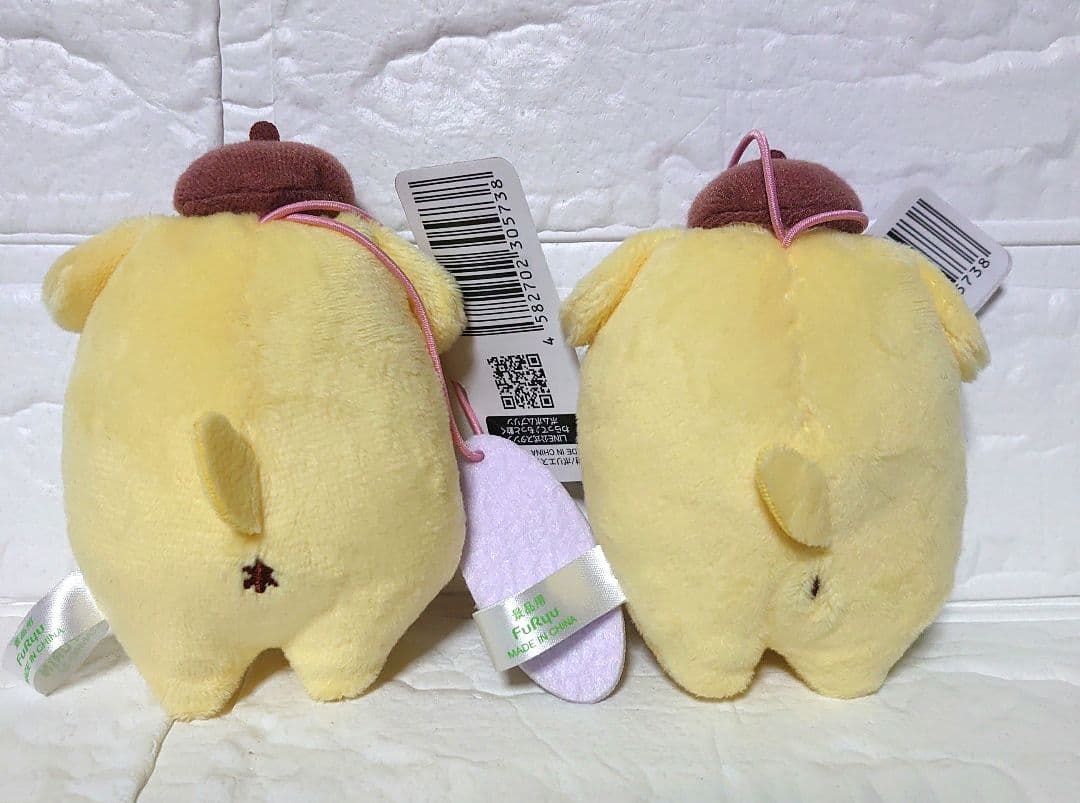 ポムポムプリン わらって♪もっと動くプリンマスコット ２種 ２個セット