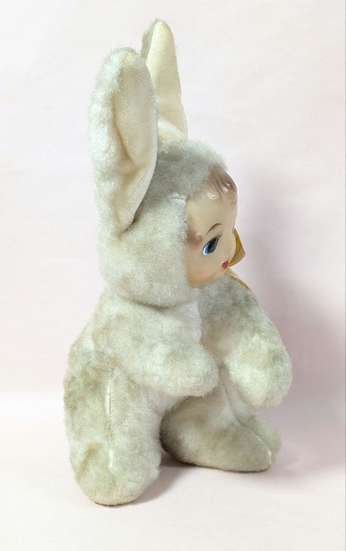 Vintage　ヴィンテージ　ラバーフェイス　うさぎぬいぐるみ　✨貴重✨