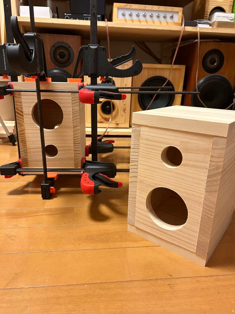 自作スピーカー 2wayバスレフ型