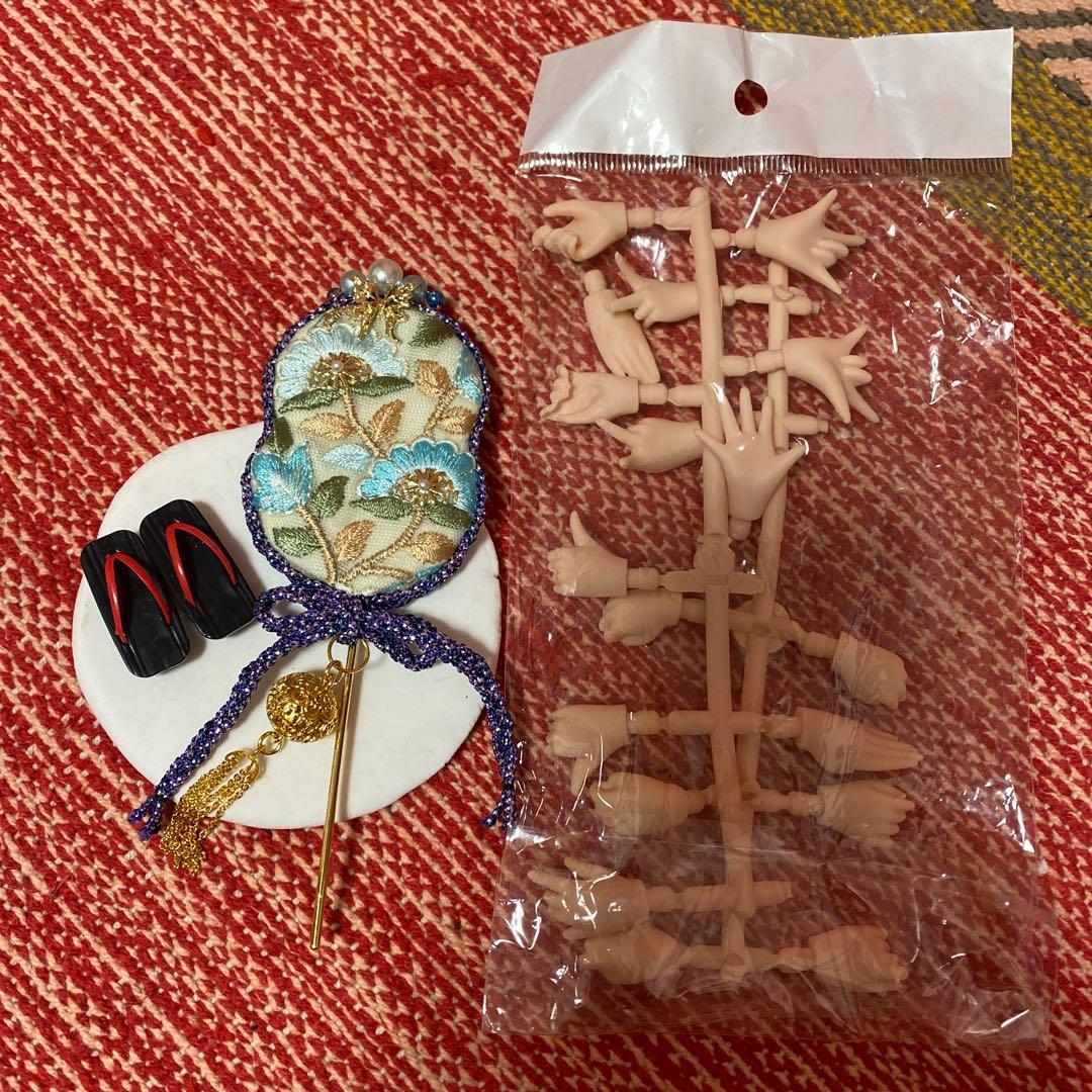 カスタムアイシードール『乙姫様』ピンク&イエロー&水色mixヘア