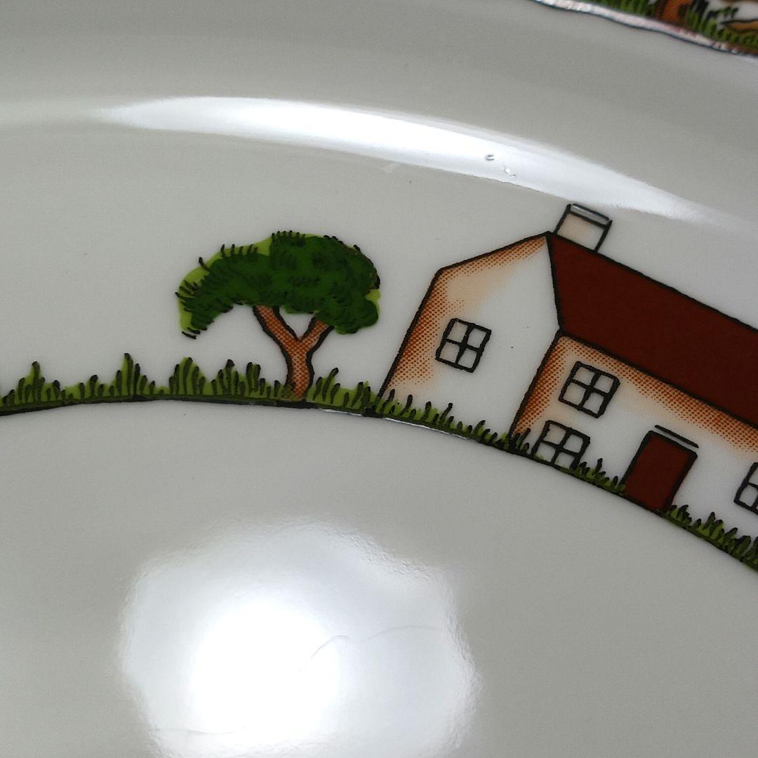 Y3333-4-6 ウェッジウッド ハンティングシーン プレート 直径27㎝ 箱