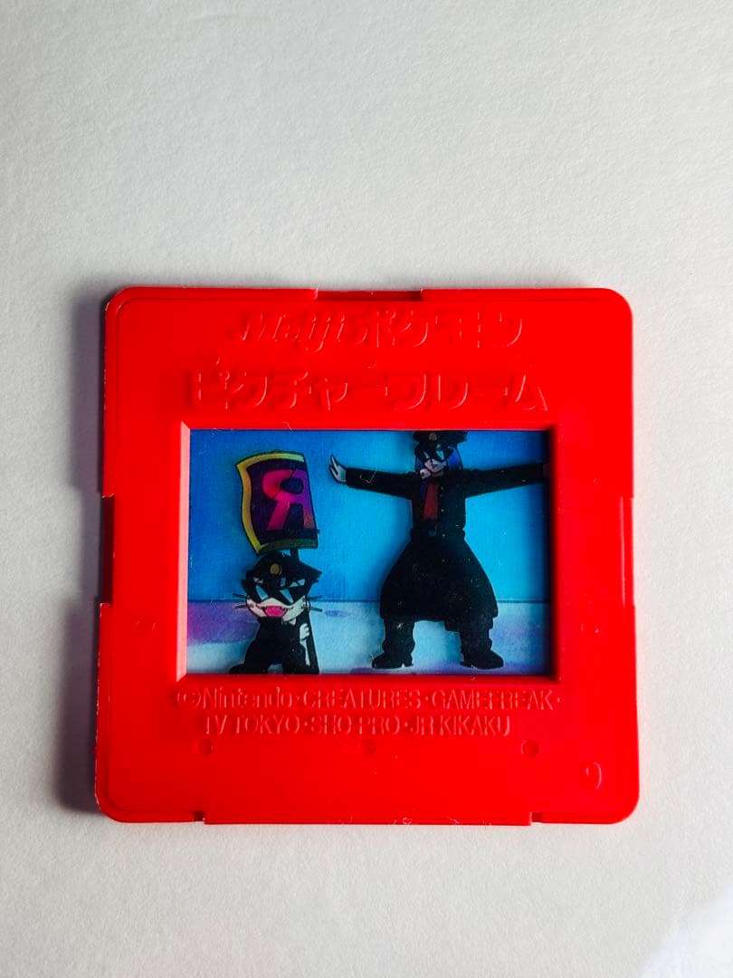 明治　Meiji ポケモンピクチャーフレーム　ロケット団とニャース