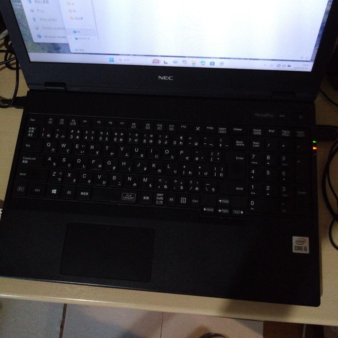 NEC VKT-16X-7 i5第10世代 メモリー8GB SSD500GB