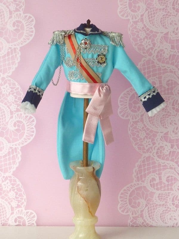 宝塚歌劇男役風衣装「オスカル・水色軍服」