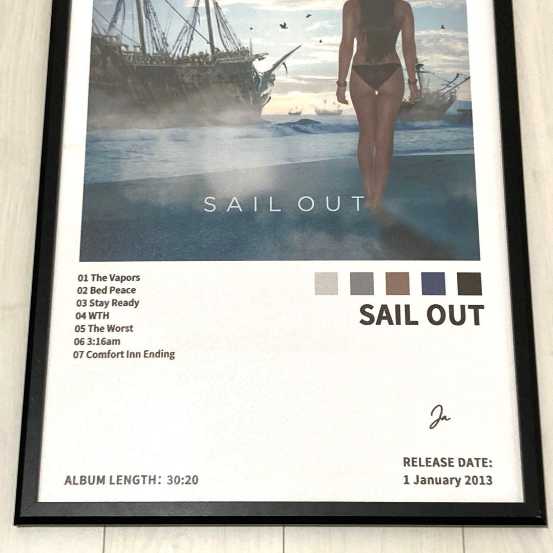 【額縁付き】Jhene Aiko Sail Out A2ポスター