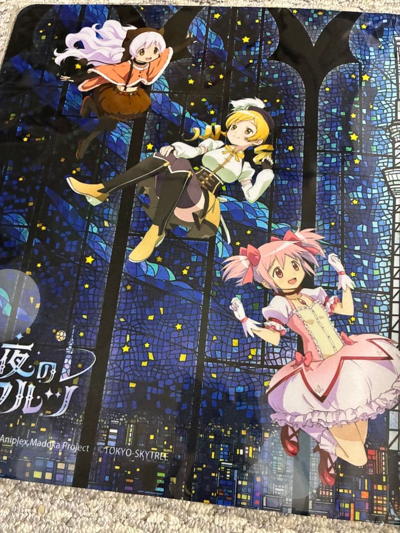 まどマギ　スカイツリー　月夜のワルツ　デスクマット　ほむら　まどか　まみ　さやか