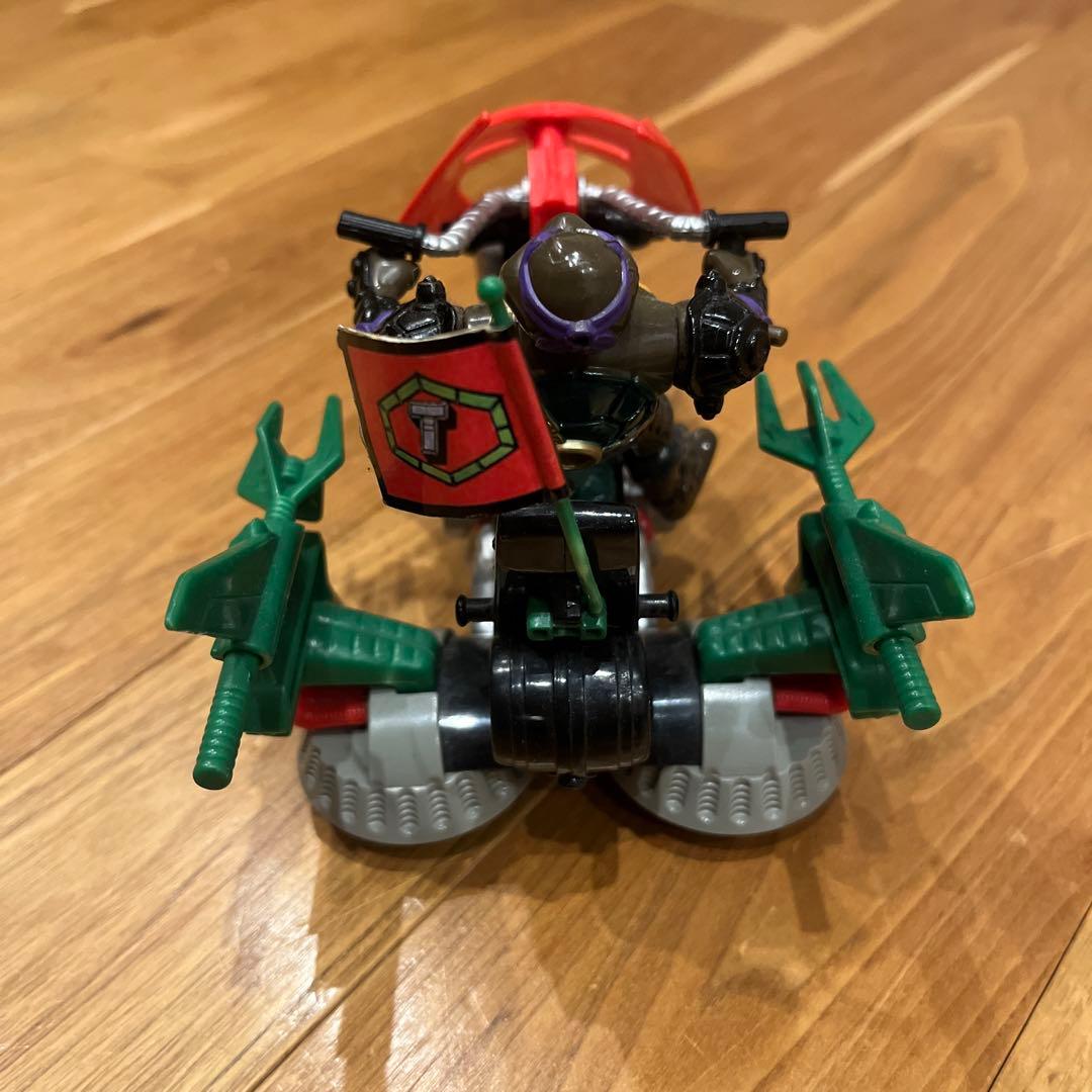 当時物　レア　ミュータントタートルズ　車　バイク　フィギュア　箱　説明書　セット