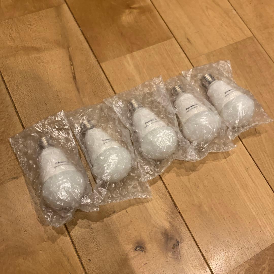 LED 調光　電球色　5個セット パナソニック　LDA6LGE17K50DSW