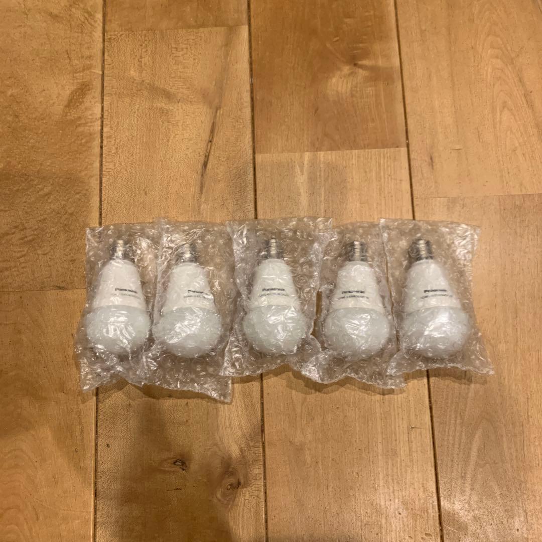 LED 調光　電球色　5個セット パナソニック　LDA6LGE17K50DSW