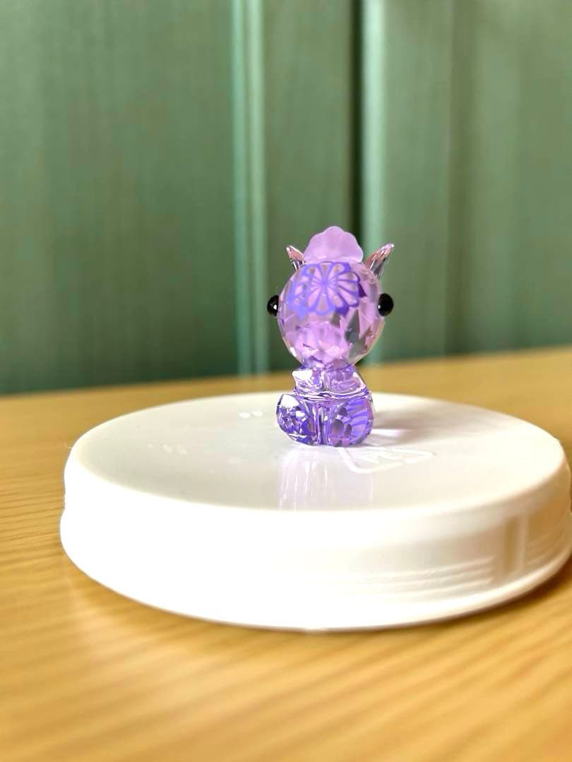 Swarovski Lovlots Zodiac 紫色置物　馬