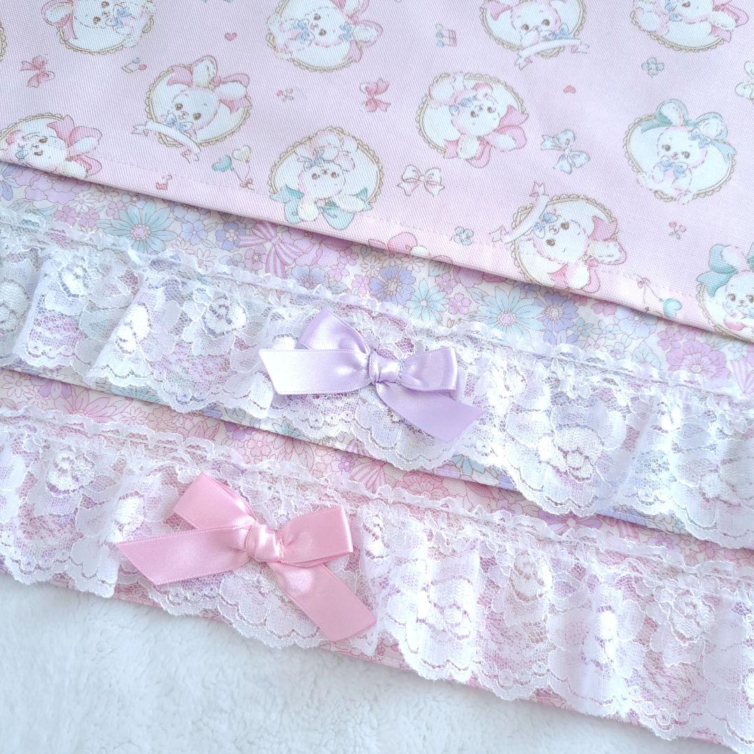 なおママ ハンドメイド オーダー ランチョンマット 巾着 入園入学セット