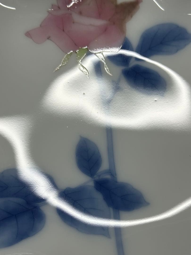 【美品】香蘭社　イングリッシュローズ　銘々皿　　9053-FAL4 5P