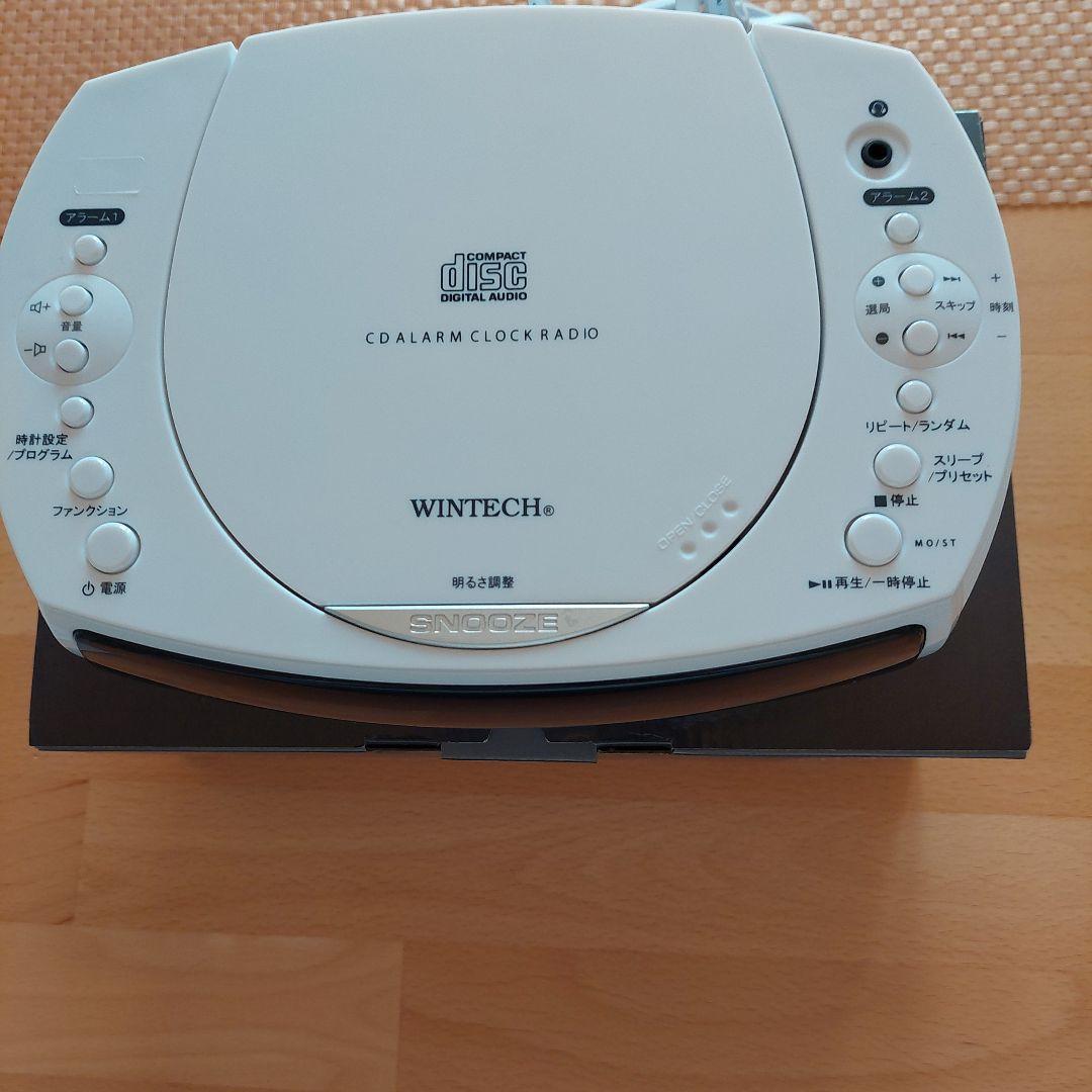 WINTECH CDC-220 CDアラームクロックラジオ