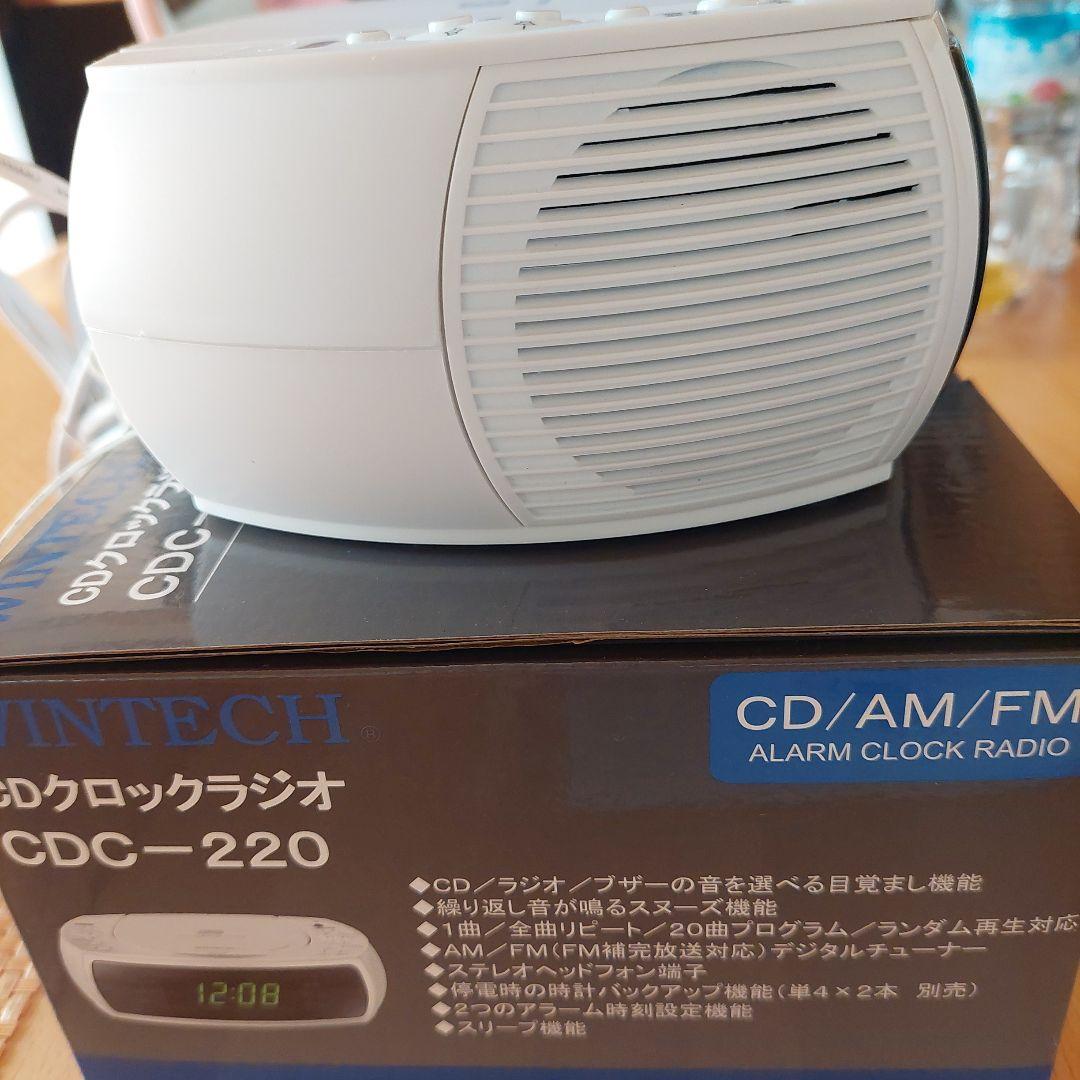 WINTECH CDC-220 CDアラームクロックラジオ