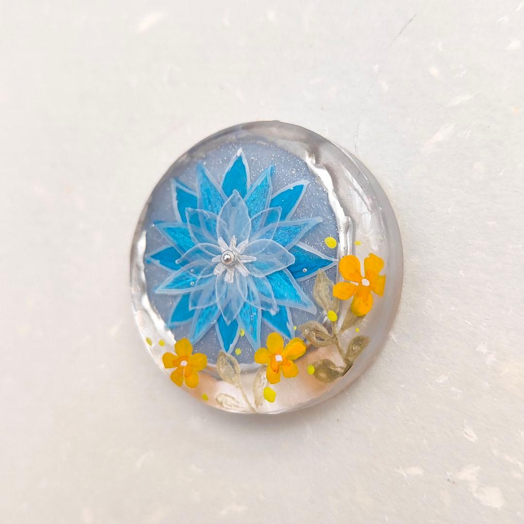 【882】ハンドメイド　レジン　ヘアゴム　ポニーフック