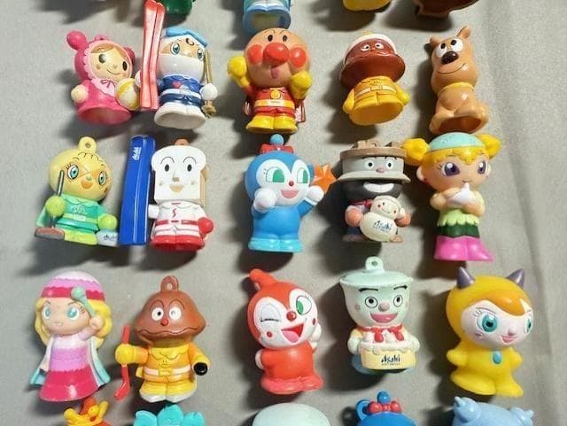 【激レア‼️】⭐アンパンマン 指人形 ソフビ まとめ売り 40点セット