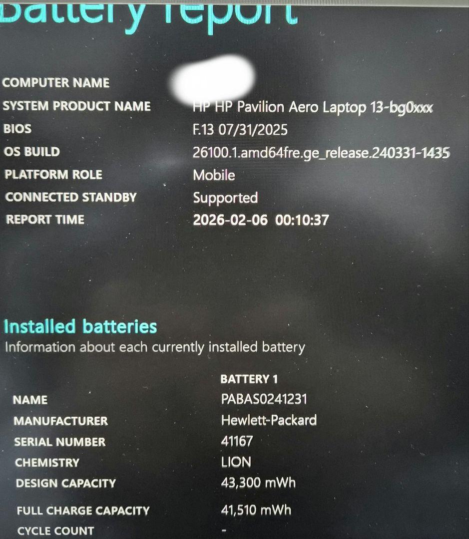 【極美品】HP Pavilion Aero 13-bg