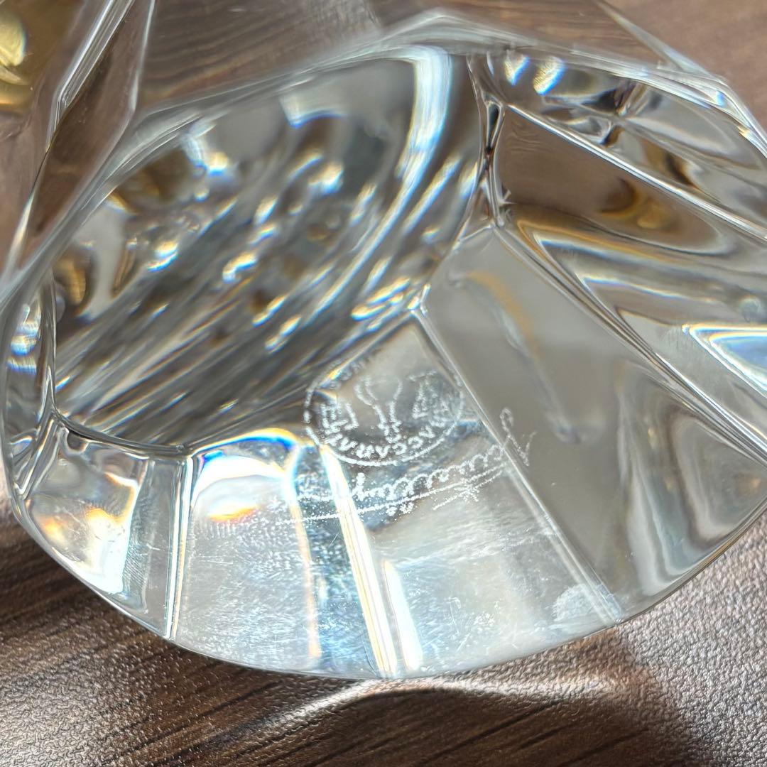 Baccarat バカラ　ファウナクリスト　花瓶　一輪挿し