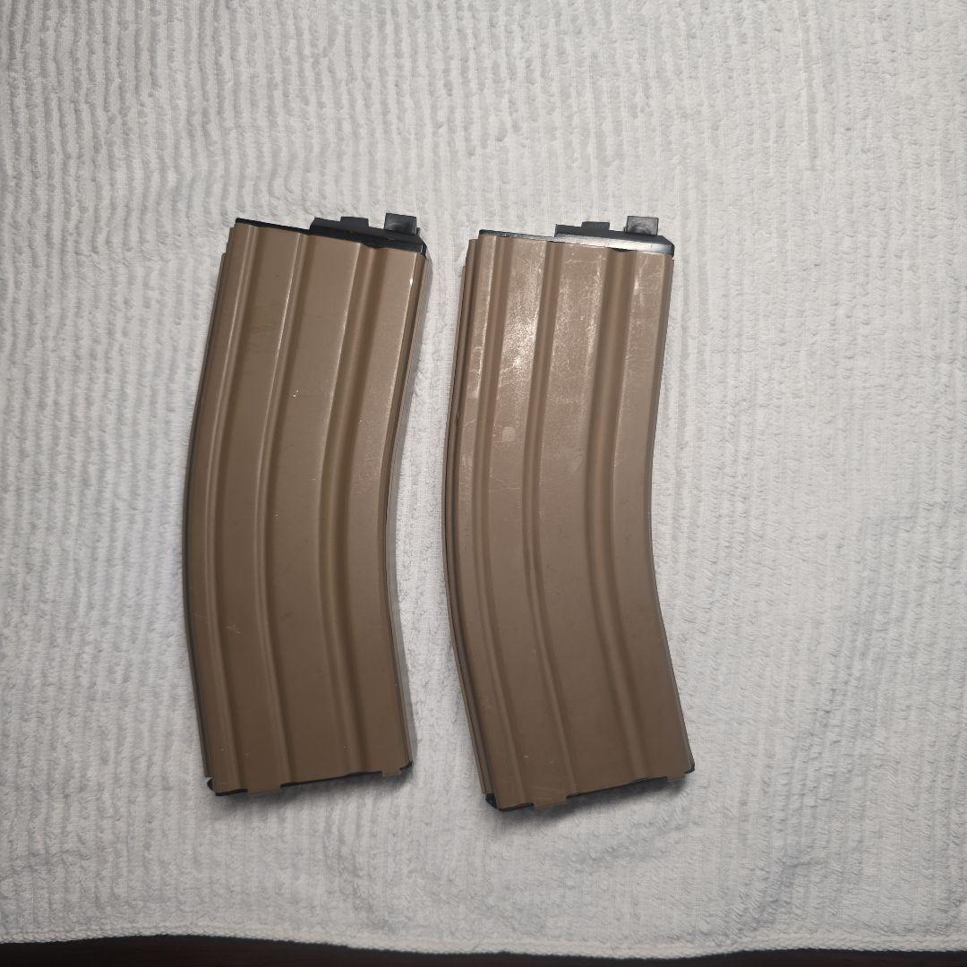 WE M4用　GBB　マガジン　オープンボルト　用　2本セツト