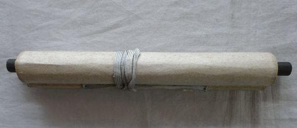 アンティーク 神社 歳徳神 正月さま 寿老人 七福神 童子 鹿 鶴亀 紙本 掛軸