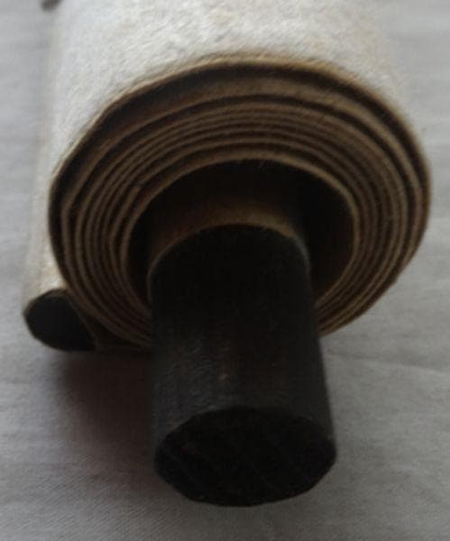 アンティーク 神社 歳徳神 正月さま 寿老人 七福神 童子 鹿 鶴亀 紙本 掛軸