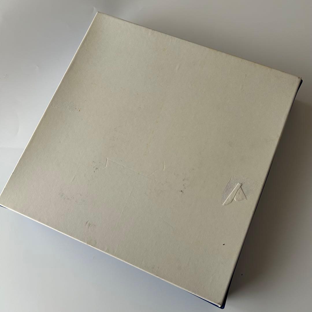 【未使用】ウェッジウッド　ブルーサイアム　スクエア プレート　B&B 黒壺　廃盤
