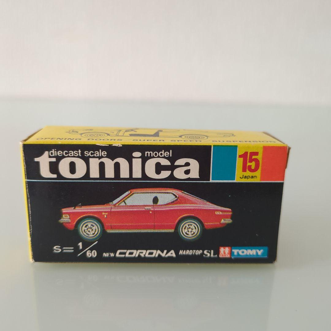 お値下げ【美品】黒箱 トミカ ニューコロナ ハードトップ SL 色指定箱