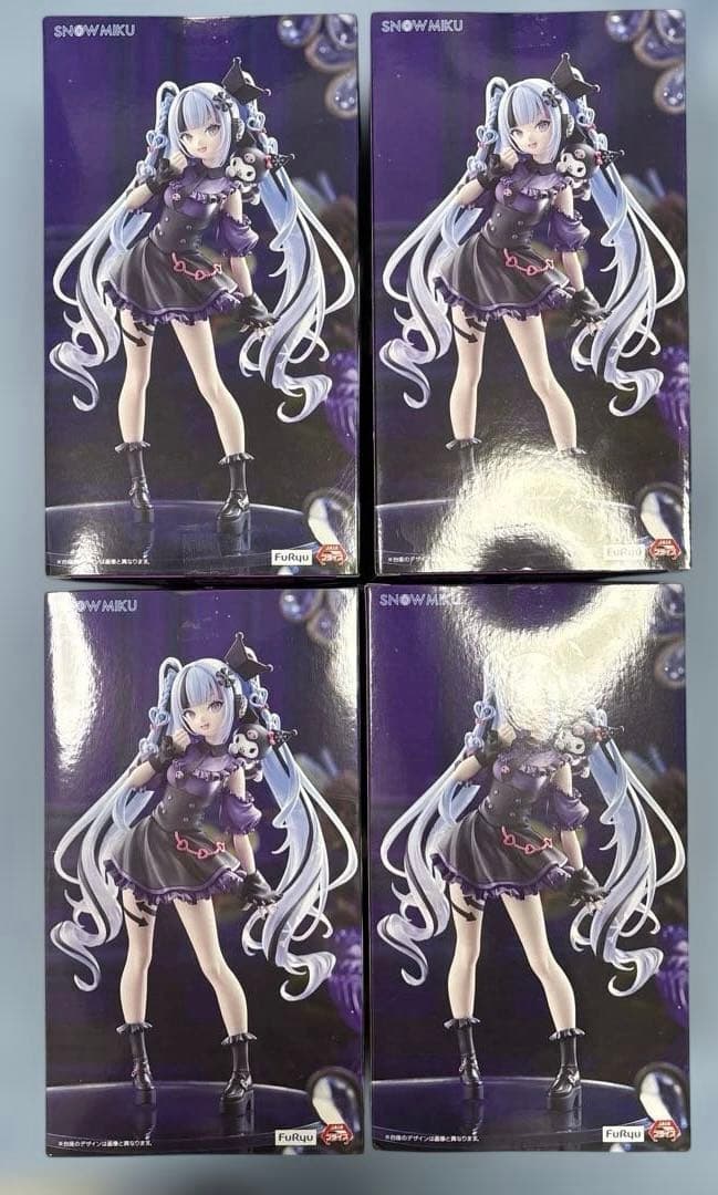 初音ミク 雪ミクxクロミ Trio-Try-iT フィギュア4個セット
