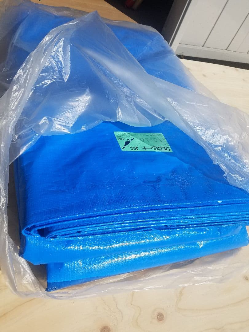 ブルーシート　国産厚手10×10