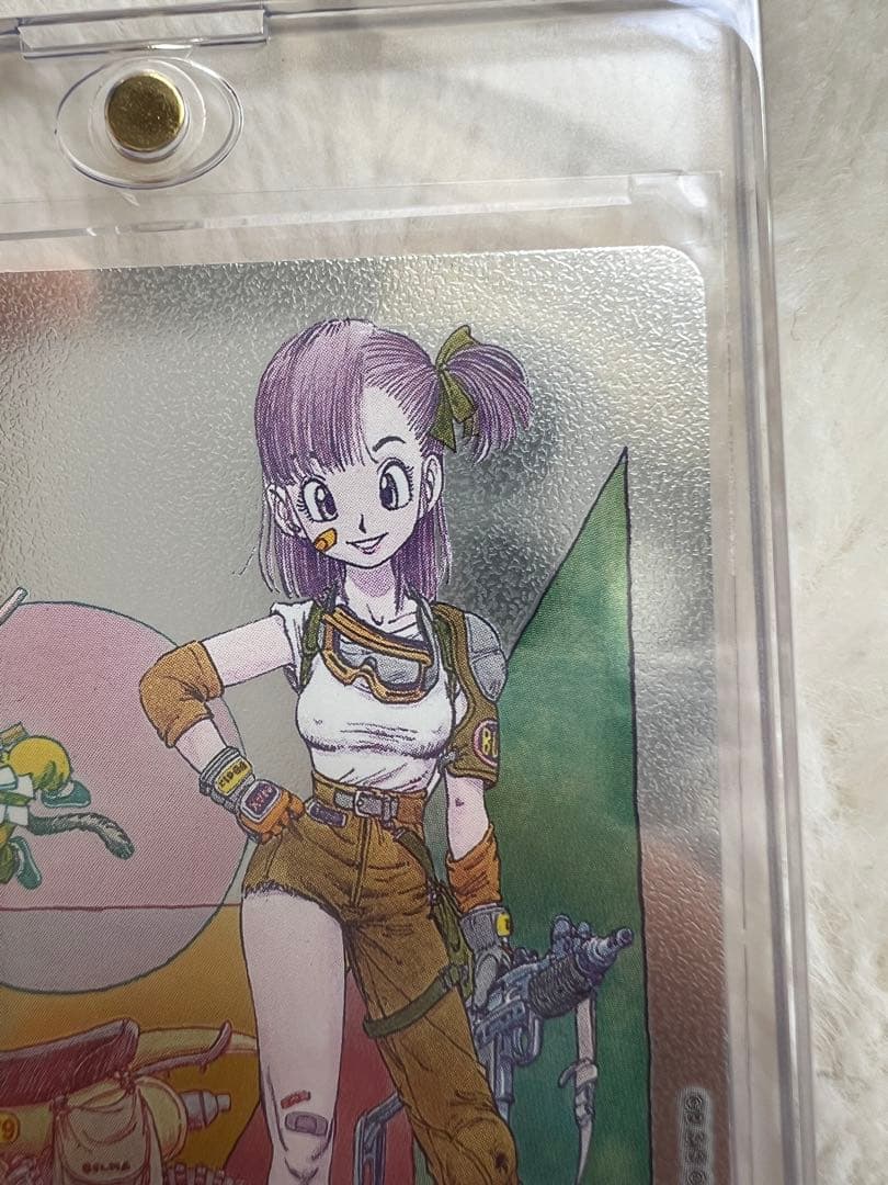 【美品ブルマ 孫悟空 エナジーマーカー銀パラレル E-73 フュージョンワールド