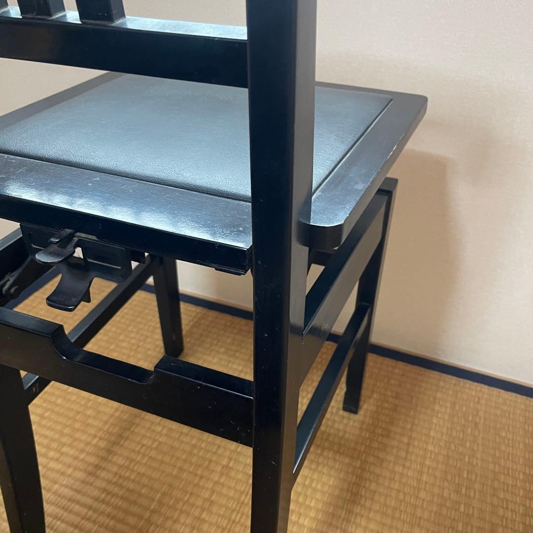 ピアノ椅子 トムソン椅子 ブラック