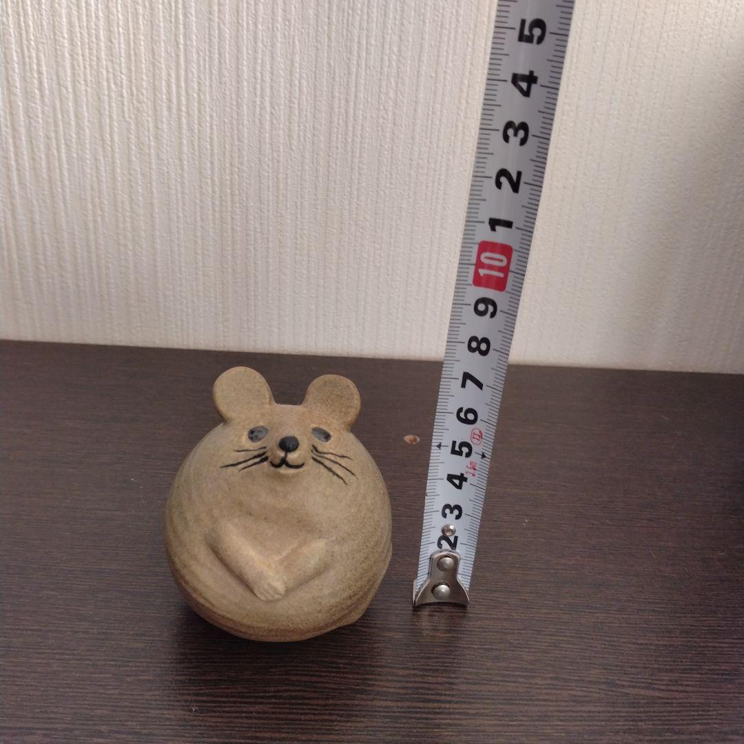 LISA L. 陶器製ネズミ型置物　リサラーソン