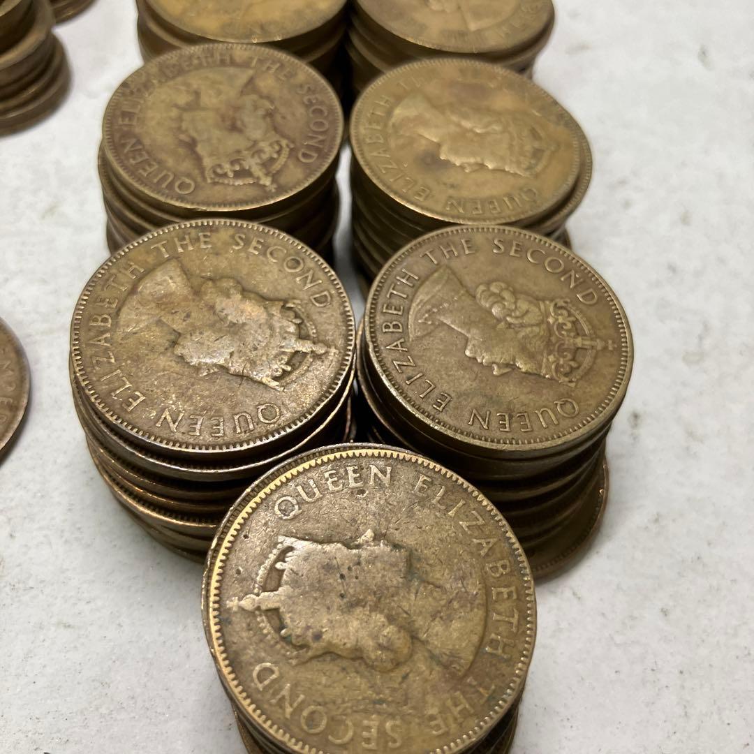 イギリス領　ジャマイカ　　エリザベス　ジョージ　古銭　まとめ売り